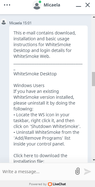 WhiteSmoke Free Trial