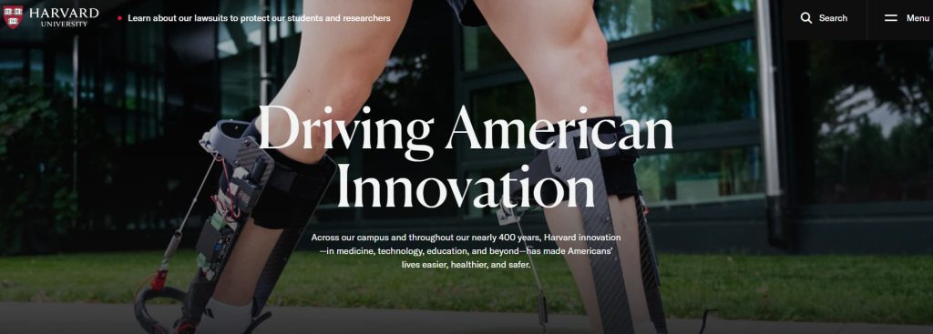 Harvard University Homepage