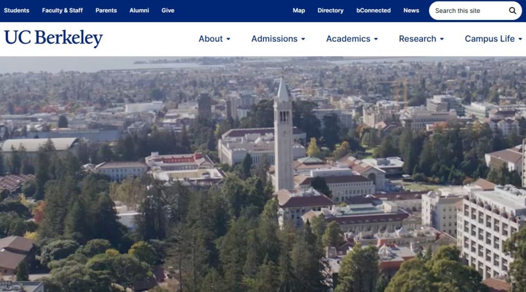University of California Berkeley Homepage