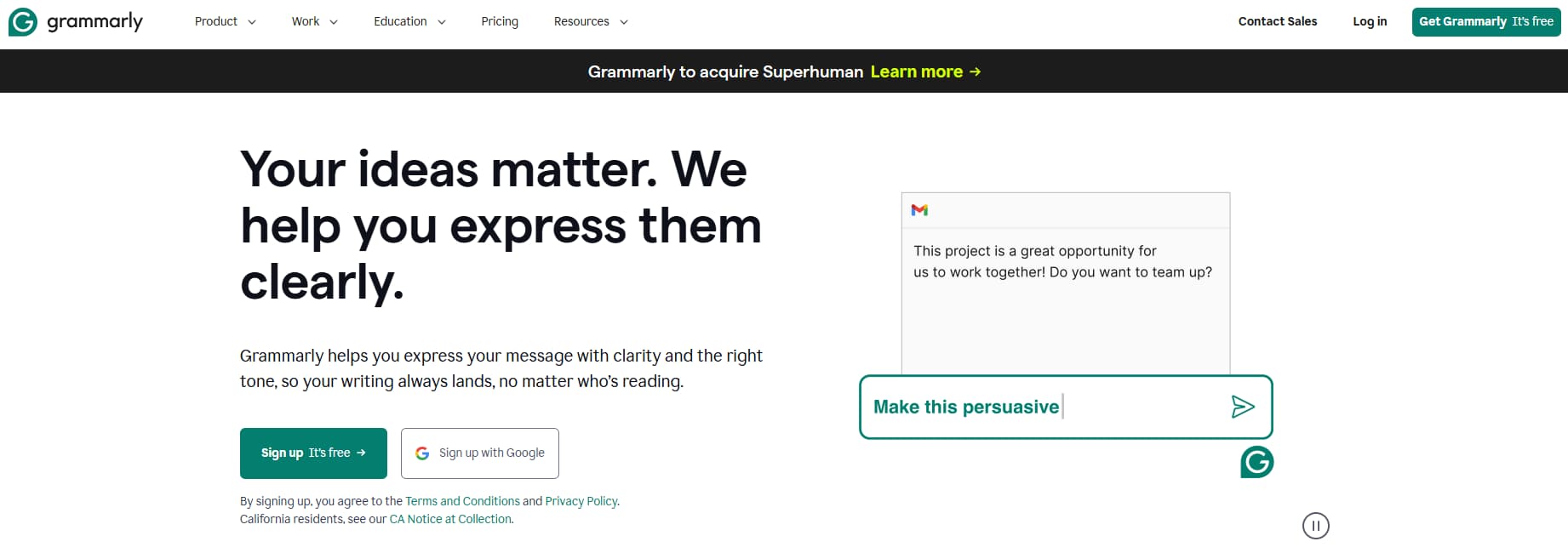 Grammarly Official Site