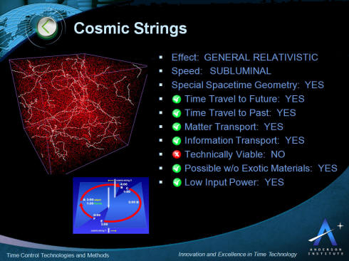Cosmic String Time Control and Time Travel