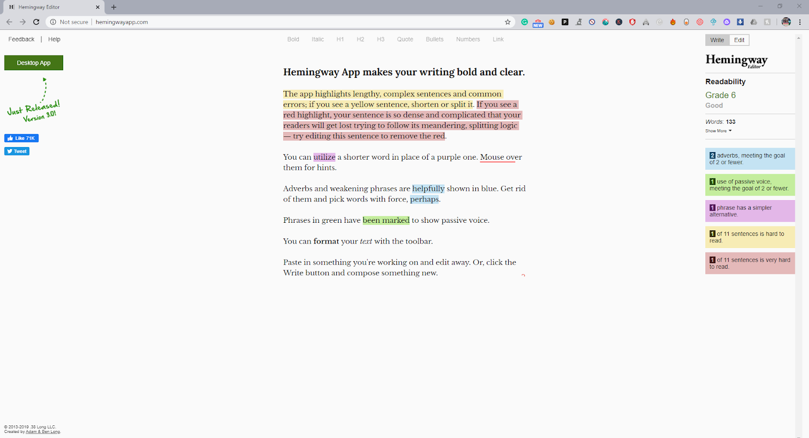 hemingway editor vs grammarly