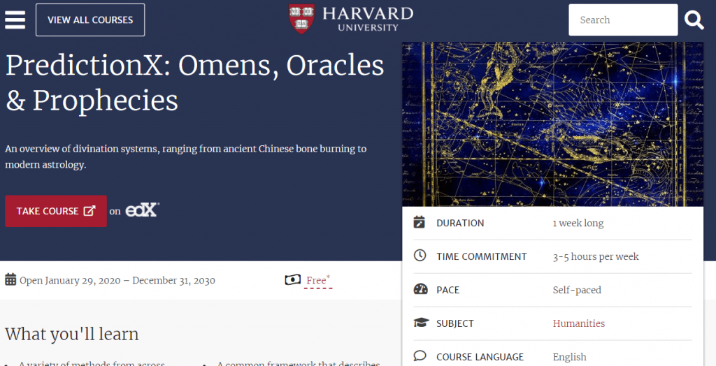 PredictionX-Omens-Oracles-Prophecies - Free Harvard University Courses