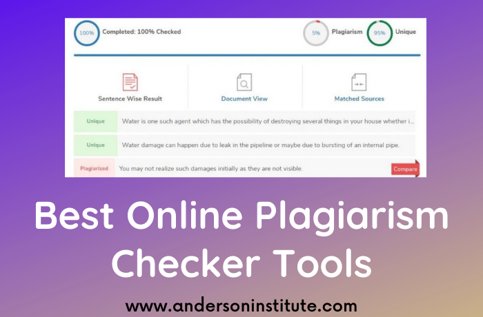 Best Online Plagiarism Checker Tools