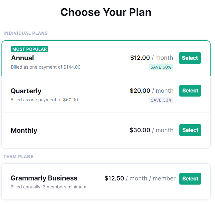 Choose Plan Choose Plan