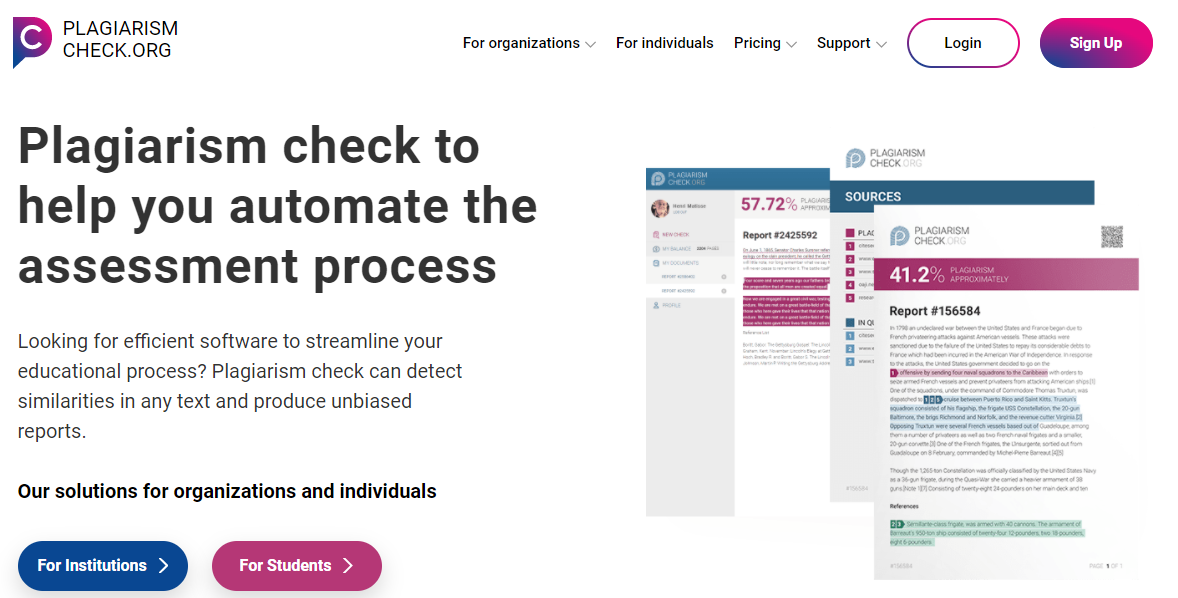 Plagiarism Check Overview Plagiarism Check Overview