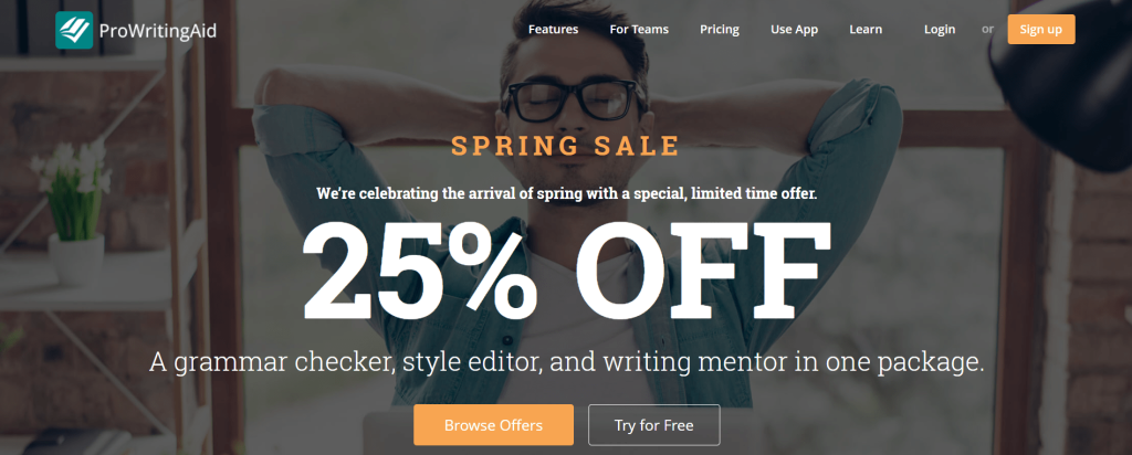 ProWritingAid Homepage ProWritingAid Homepage