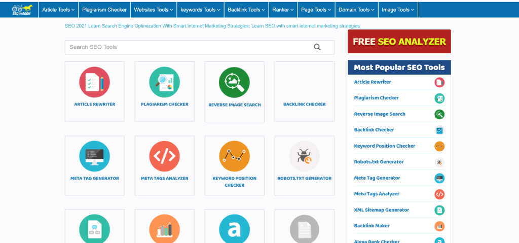 SEO Wagon Overview SEO Wagon Overview - Best Paraphrasing Tools