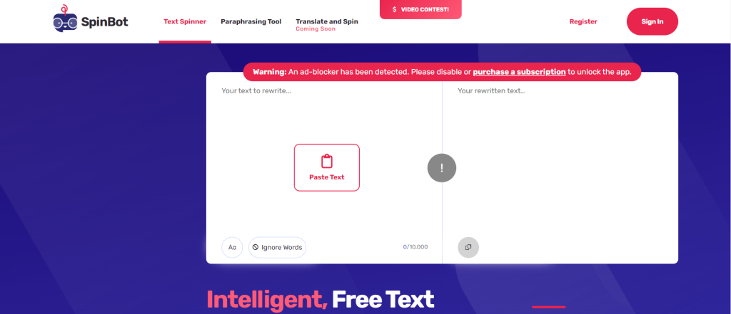 SpinBot Overview SpinBot Overview - Best Paraphrasing Tools