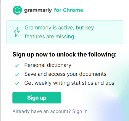 Select Grammarly - How To Add Grammarly to Google Docs