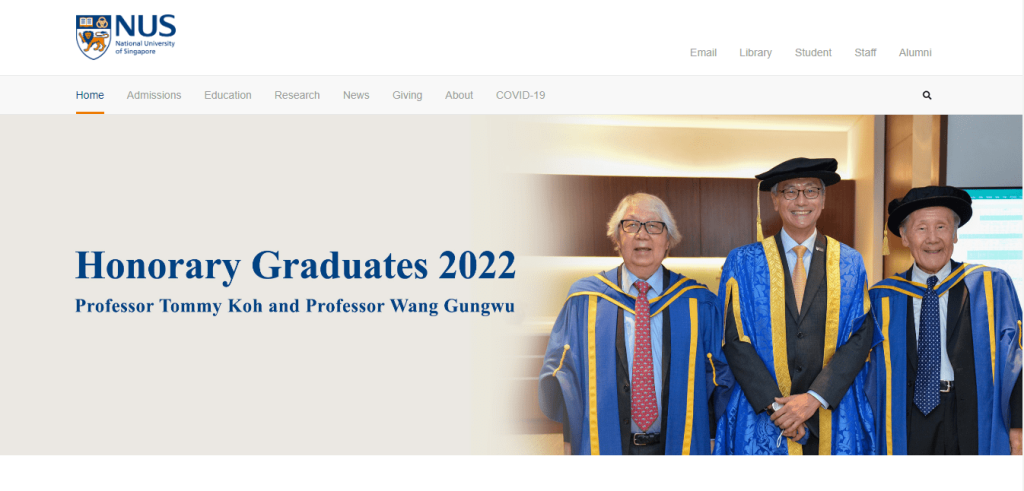 National University of Singapore (NUS) National University of Singapore (NUS)