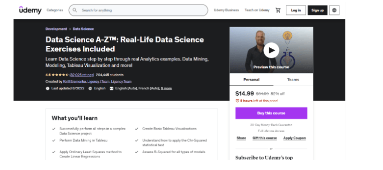 Data Science A-Z Data Science A-Z