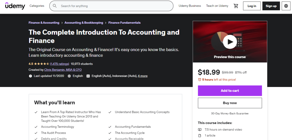 The Complete Introduction to Accounting And Finance 