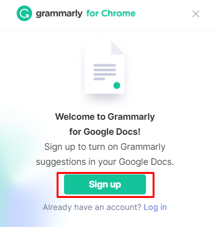 Grammarly Signup