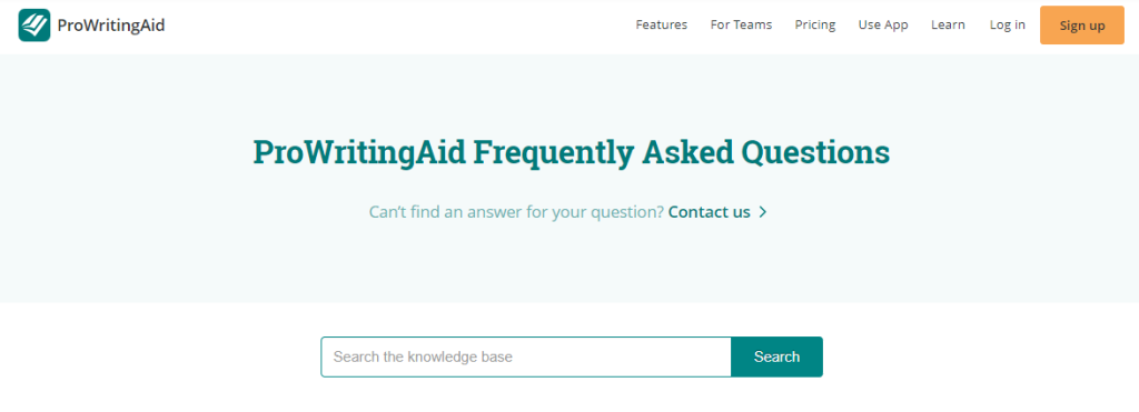 ProWritingAid Customer Support