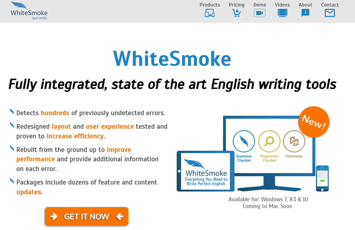 WhiteSmoke Homepage WhiteSmoke Homepage