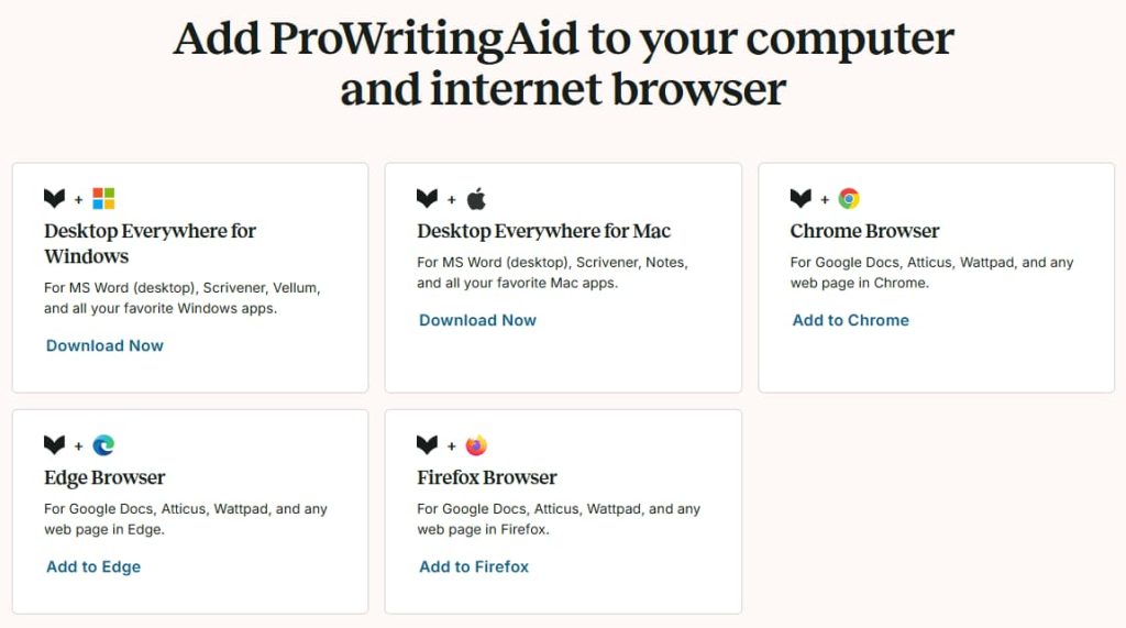 ProWritingAid Integrations ProWritingAid Integrations