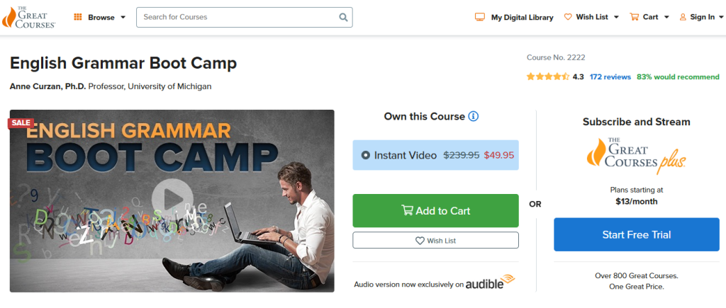 The Great Courses English Grammar Boot Camp The Great Courses English Grammar Boot Camp